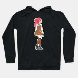 Pink Punk Hoodie